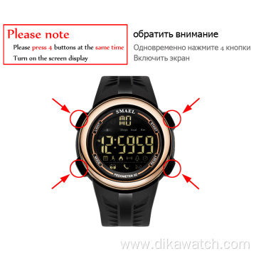 SMAEL Bluetooth Watch Top Luxury Brand Digital Watches